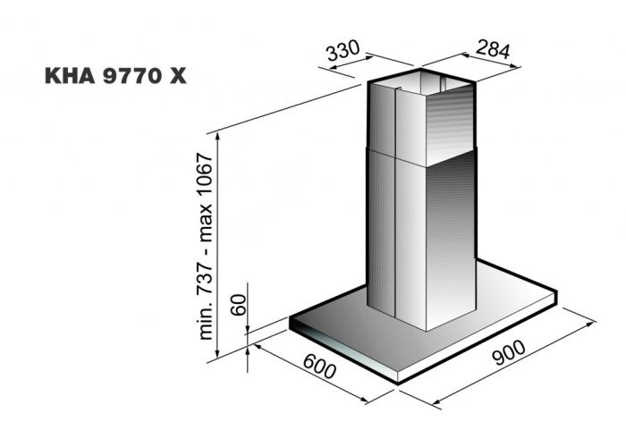 Korting вытяжка KHA 9770 X