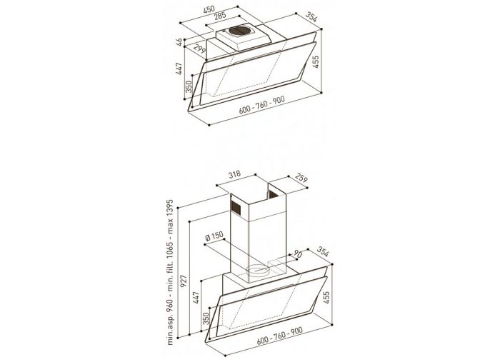 Korting вытяжка KHC 67070 GN