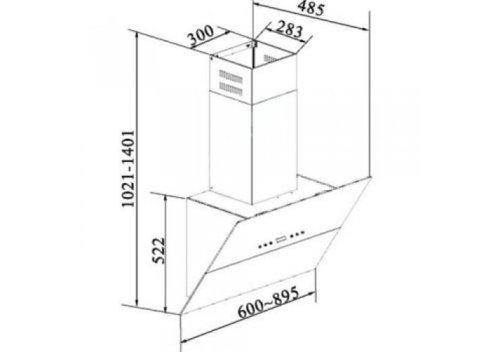 Korting вытяжка KHC 69080 GN