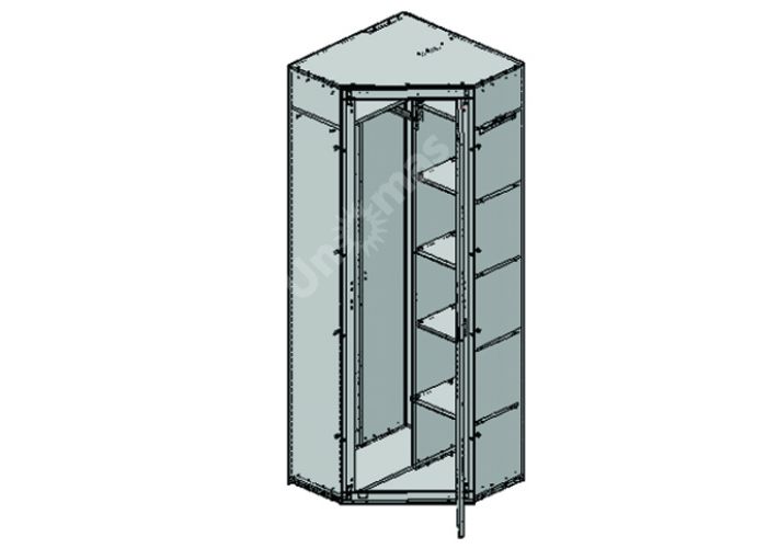 Oskar, Шкаф угловой с полками L-P