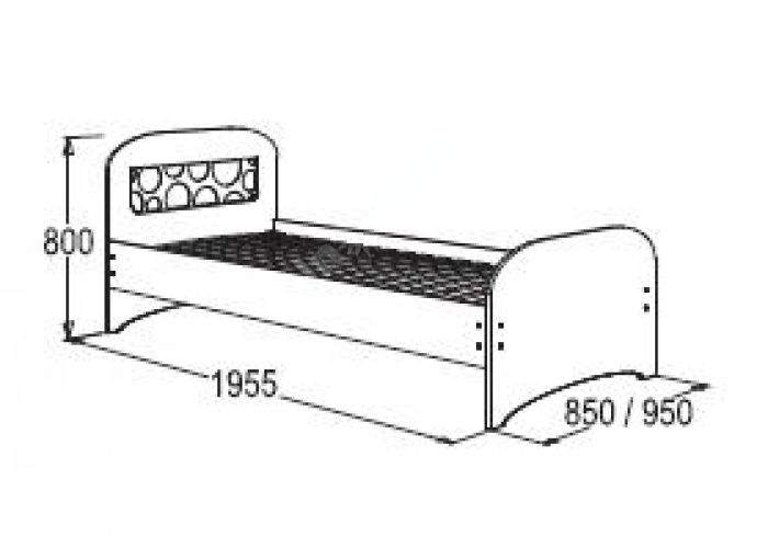 Омега 16 кровать одинарная