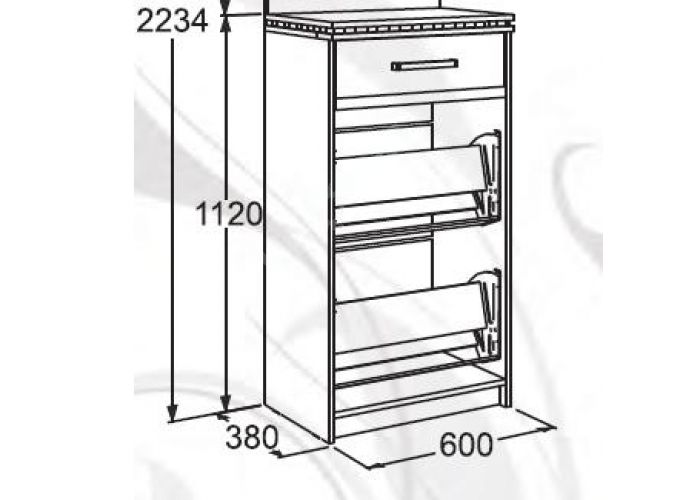 Ольга 13 тумба для обуви