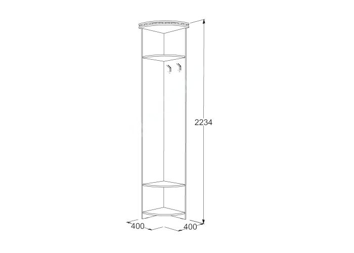 Ольга 13 вешалка угловая
