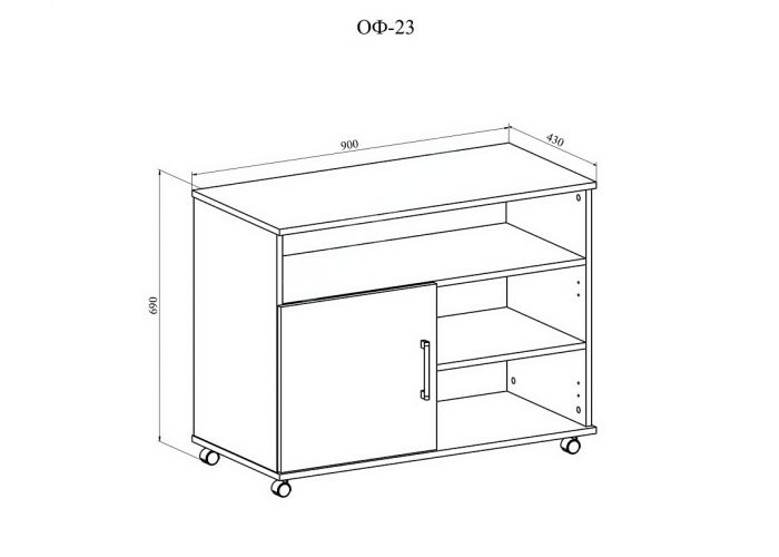 Мебель бытовая Офис Тумба ОФ-23