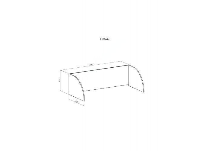 Мебель бытовая Офис Надстройка ОФ-42