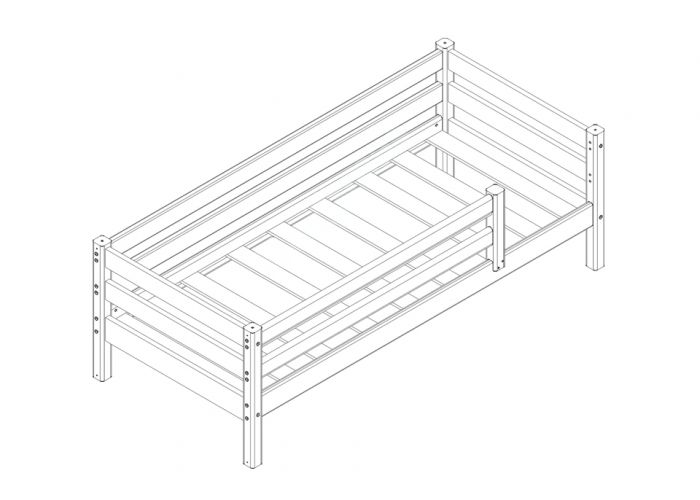 Кровать Соня с защитой по периметру Вариант 3