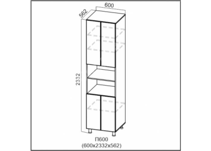 Вектор, П600/2332 Пенал 600/2332