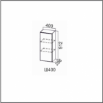 Вектор, Ш400/912 Шкаф навесной 400/912