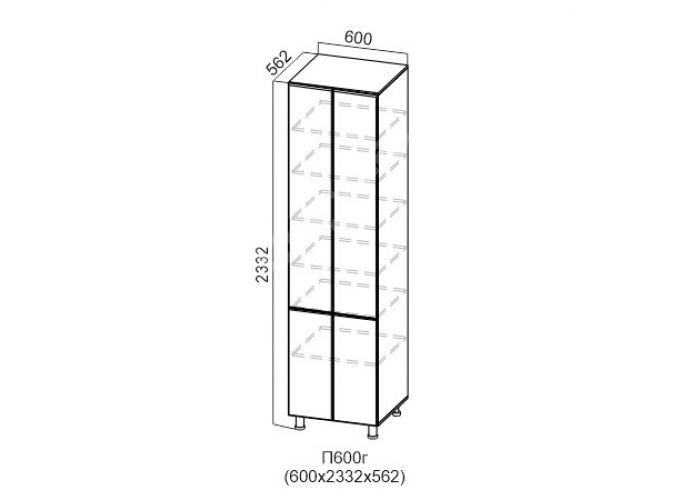 Модус, П600г/2332 Пенал (глухой)