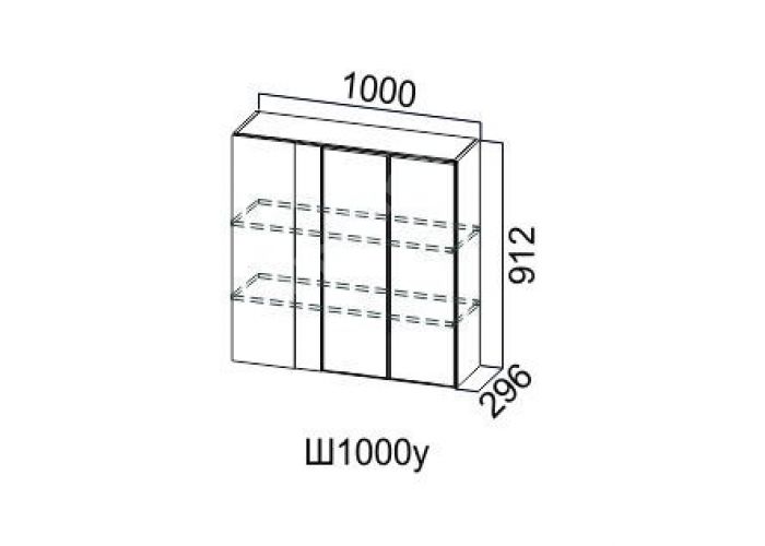 Модус, Ш1000у/912 Шкаф навесной (угловой)