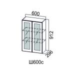 Прованс Фисташковый, Ш600с/912 Шкаф навесной (со стеклом)